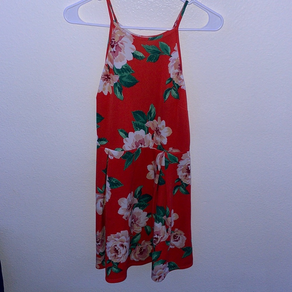 Large flower dress